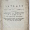 Pamphlet/pamflet: Extract uyt een gedrukt geschrift, door de koningin van Hongaryen en Bohemen aan alle ministers gezonden, tot titel voerende Opregt verhaal aangaande de keur-stem van Bohemen en derselver wettige oeffening of gebruik.