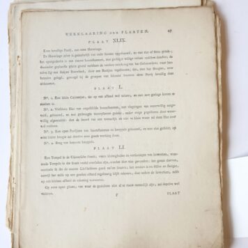 Magazijn van Tuin-sieraden, unbound, 1802, 10 pp text and 33 numbered plates.