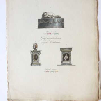 Magazijn van Tuin-sieraden, unbound, 1802, 10 pp text and 33 numbered plates.