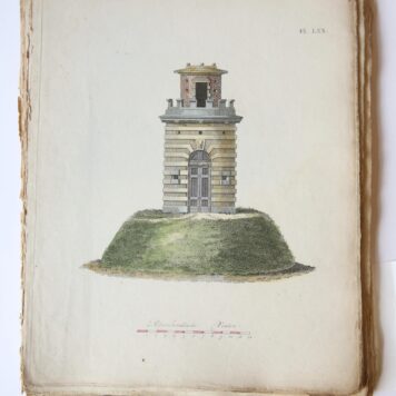Magazijn van Tuin-sieraden, unbound, 1802, 10 pp text and 33 numbered plates.