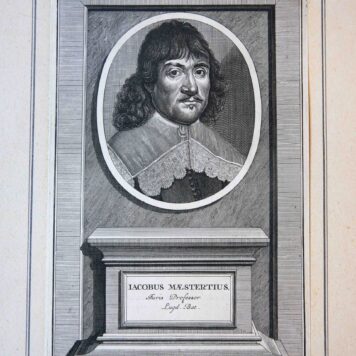 Etching and engraving/Ets en gravure: IACOBUS MAESTERTIUS (Leidse rector magnificus Jacob Maester).