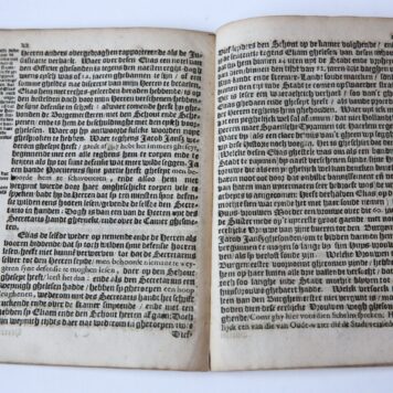 Den Haerlemschen Harminiaen, dat is: Verhael van de vreetheydt der heeren van Haerlem, een jaer oft drye herwaerdts ghepleeght aen verscheyden goede patriotten: dienende tot meerder openbaring van hare Justificatie, 1618, 30 pp.