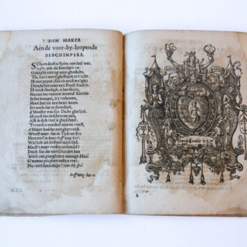 Haerlemse belegeringhs trevr-bly-eynde-spel : gespeelt by de Wijn-gaerd -ranken onder Liefd' boven al, tot Haerlem ... 's Graven-Hage : A. Meuris, 1619.