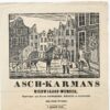 [Nieuwjaarswens / New Year Wish] Asch-Karmans, Nieuwjaars-Wensch, opgedragen aan Heeren Kooplieden, Burgers en Inwoners der stad Weesp, 1 januari 1848.