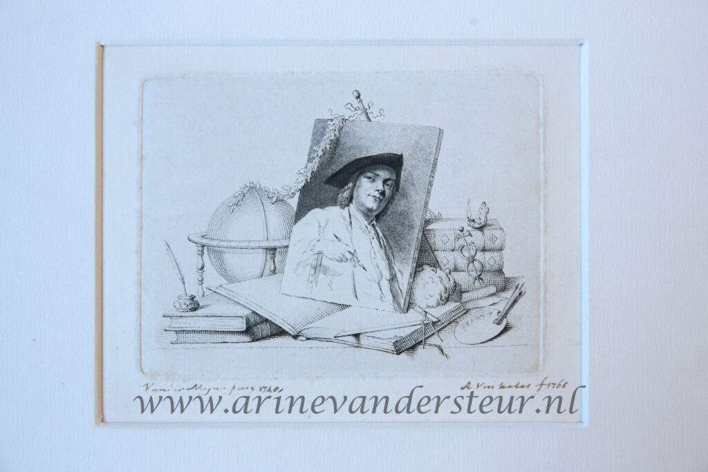 [Portrait print, etching/ets] Portrait of Cornelis Ploos van Amstel, published 1765.