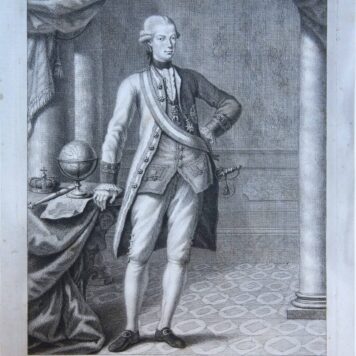 [Portrait print, etching and engraving] PIETRO LEOPOLDO/Keizer Leopold II Keizer van Heilige Roomse Rijk, 1750-1800.