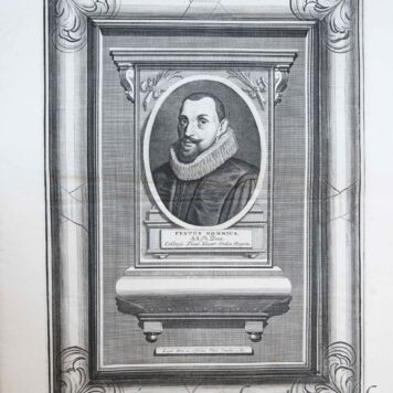 [Portrait print of theologian Festus Hommius] FESTUS HOMMIUS, 1715-1716.