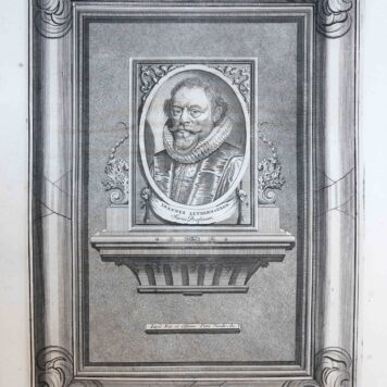 [Portrait print professor in law Johannes Linderhausen] IOHANNES LINDERHAUSEN, 1715-1716.