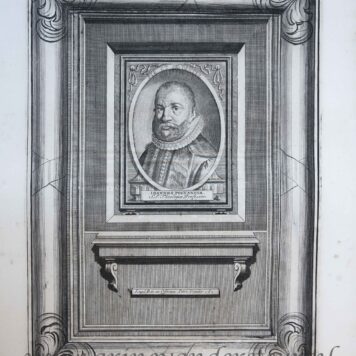 [Portrait print of theologian Johannes Plyander van Kerckhove] IOANNES POLYANDER, 1715-1716.