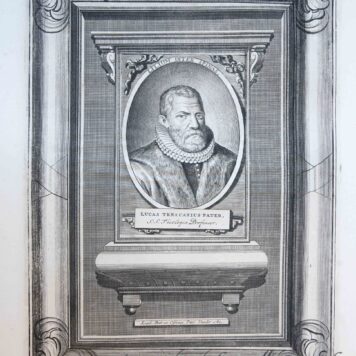 [Portrait print theologian Lucas Trelcatius] LUCAS TRELCATIUS (I), 1715-1716.