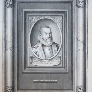 [Portrait print theologian Lucas Trelcatius II] LUCAS TRELCATIUS FILIUS, 1715-1716.