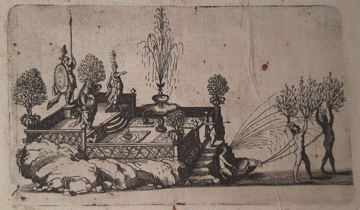 [antique print, etching] Entrée du Duc Charles IV. ca. 1627.
