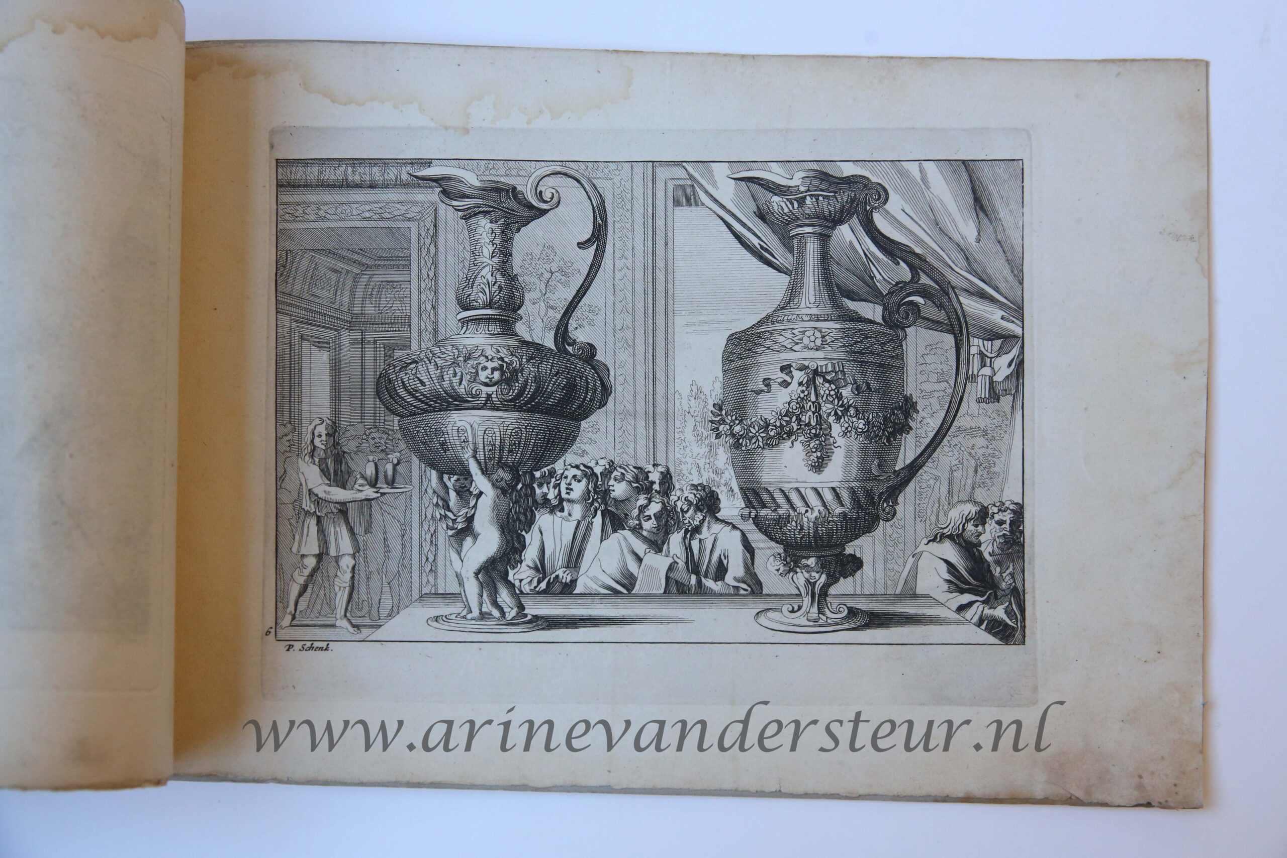 [Antique prints, etchings] [Vases ou Burettes a la Romaine] (5/6 plates), published ca 1661-1718.