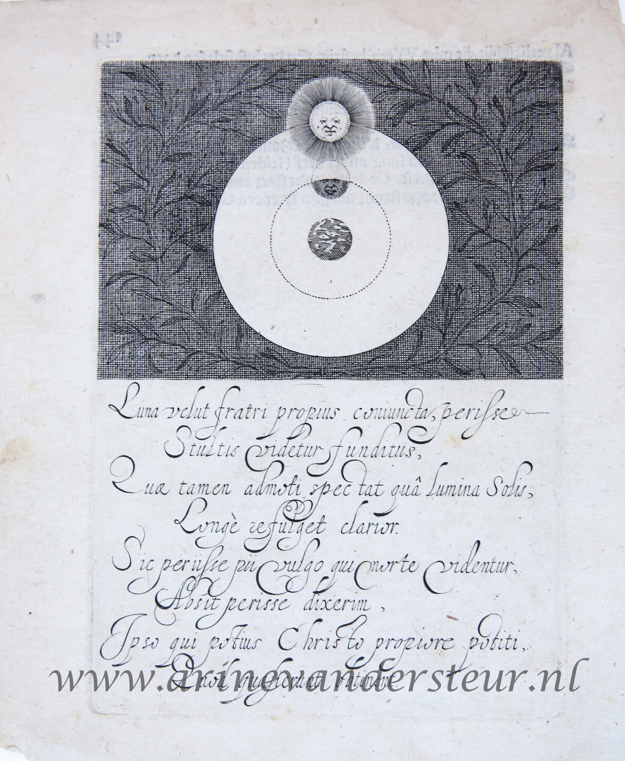 [Antique print, etching and engraving] The New Moon [allegory of Protestantism]/De nieuwe maan, allegorie voor het Protestantisme, published 1600-1650.