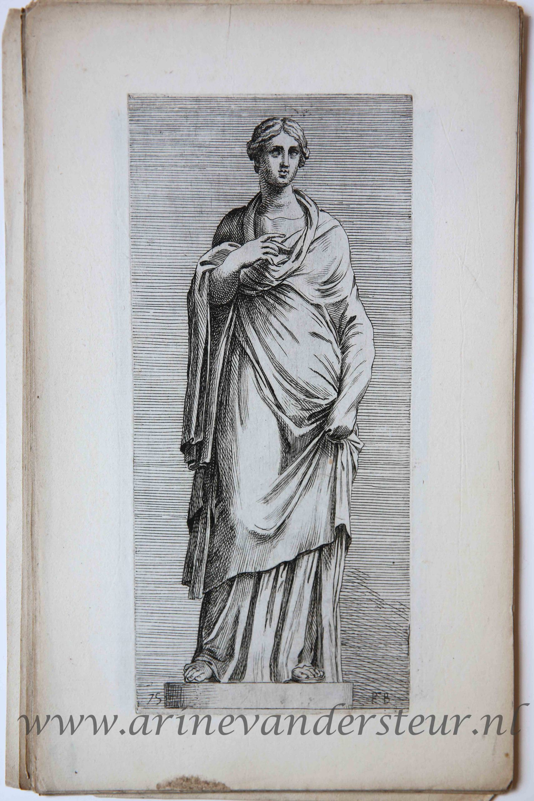 [Antique print, etching/ets, Rome] Vibia Sabina ['Segmenta nobilium signorum et statuarum.'], published1638.
