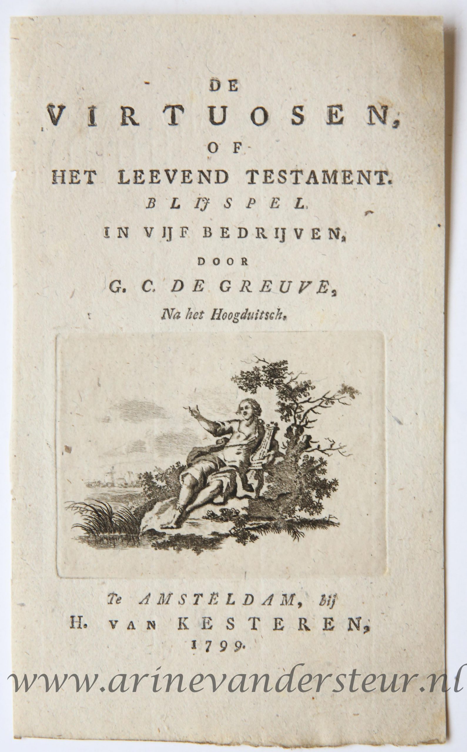 [Titlepage/titelpagina] Gozewijn Christiaan de Greuve.