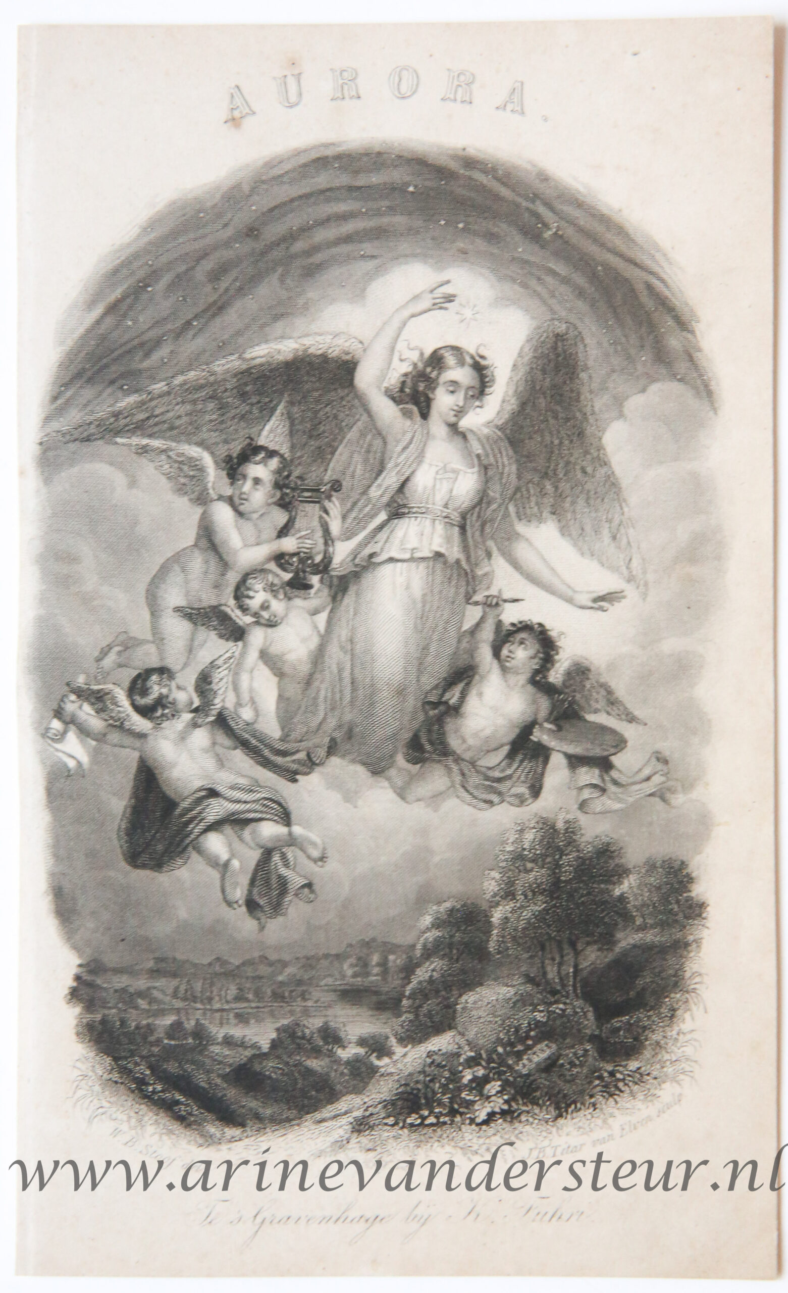 [Antique title page, ca. 1841] AURORA, published ca. 1841, 1 p.