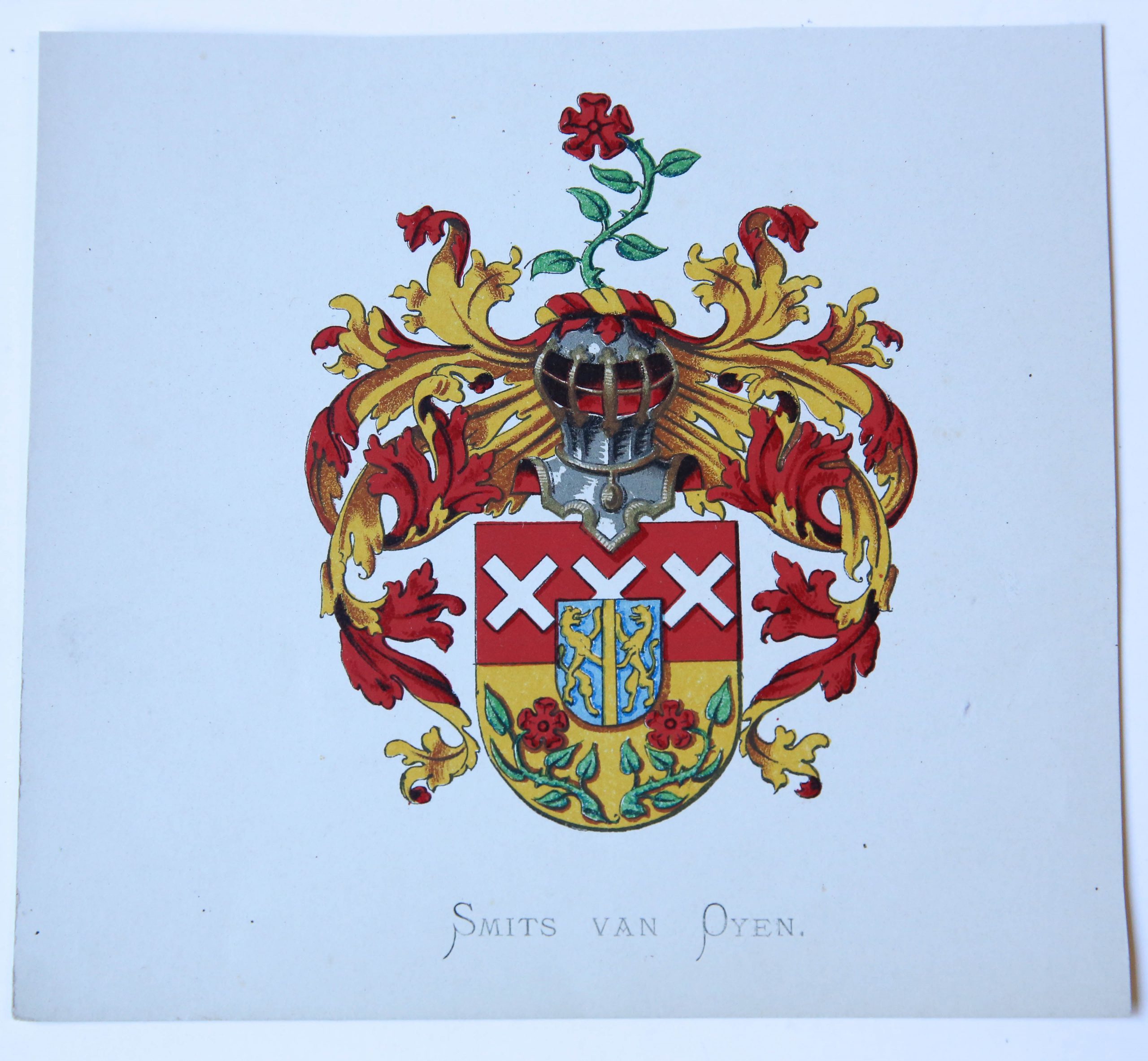 [Smits van Oyen] - Wapenkaart/Coat of Arms: Smits van Oyen.
