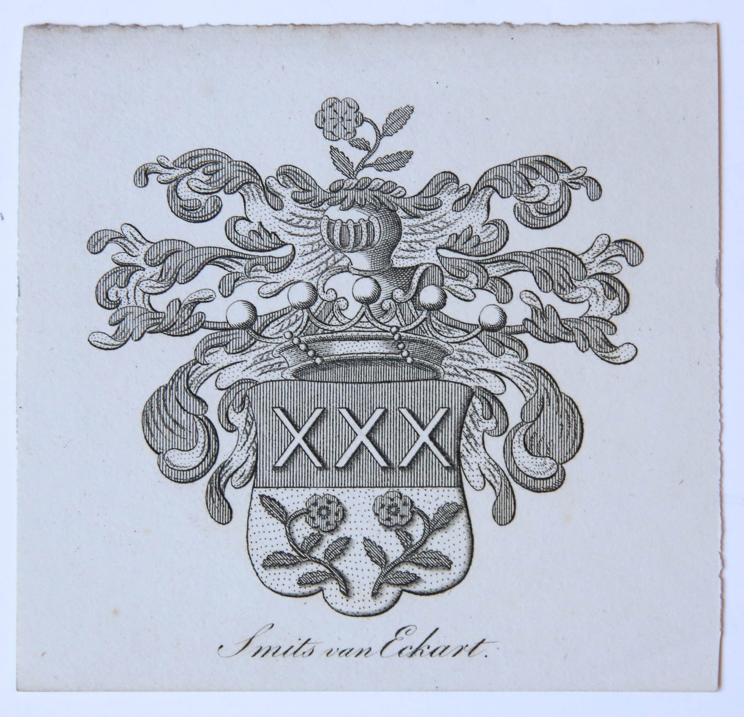 [Smits van Eckart] - Wapenkaart/Coat of Arms: Smits van Eckart.