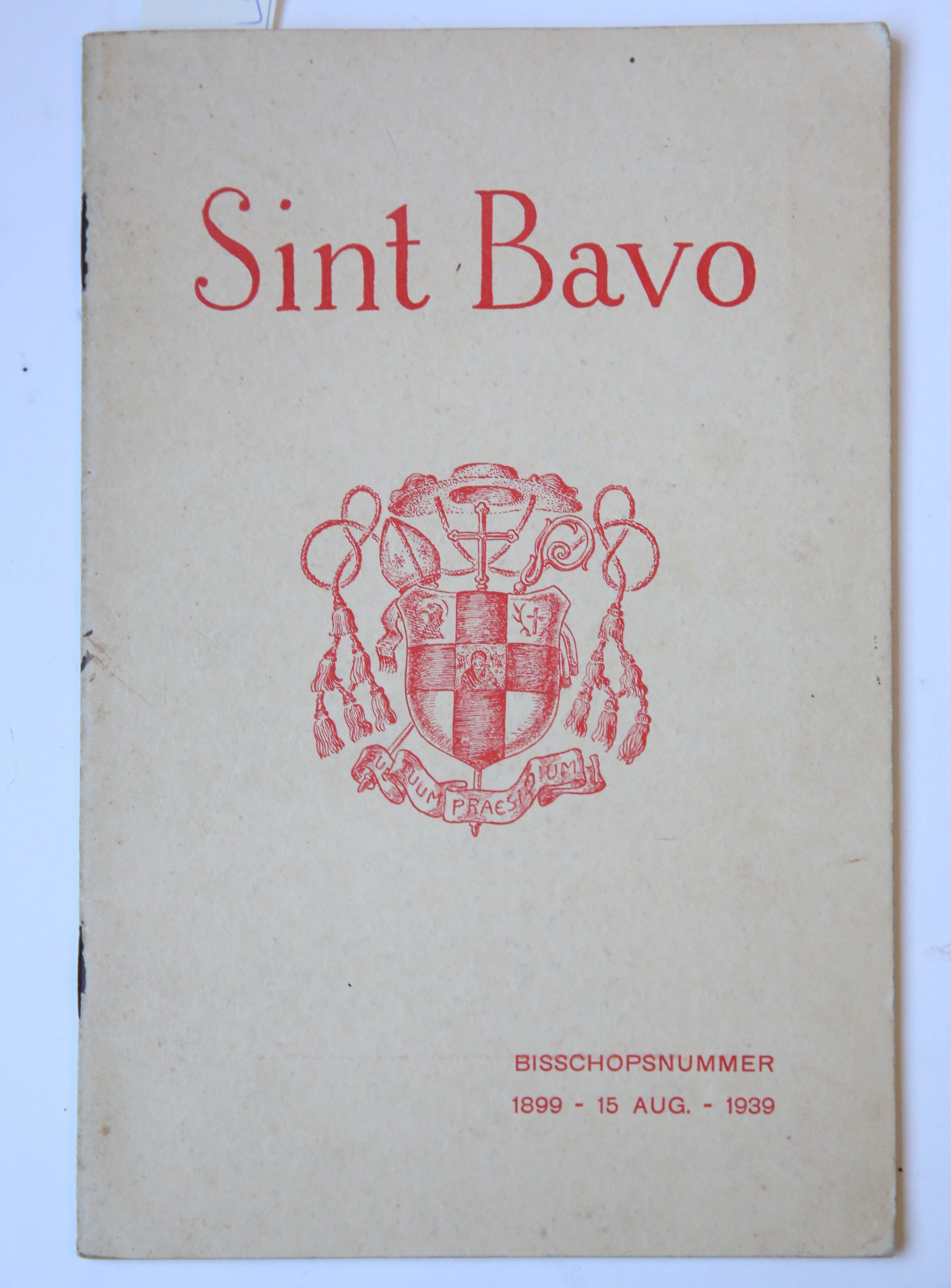 Sint Bavo : bisschopsnummer 1899 - 15 aug. - 1939 / [met bijdragen van H.J.M. Taskin en W. Nolet], 1939, Haarlem [s.n.], 1939, 32 pp. Illustrated.