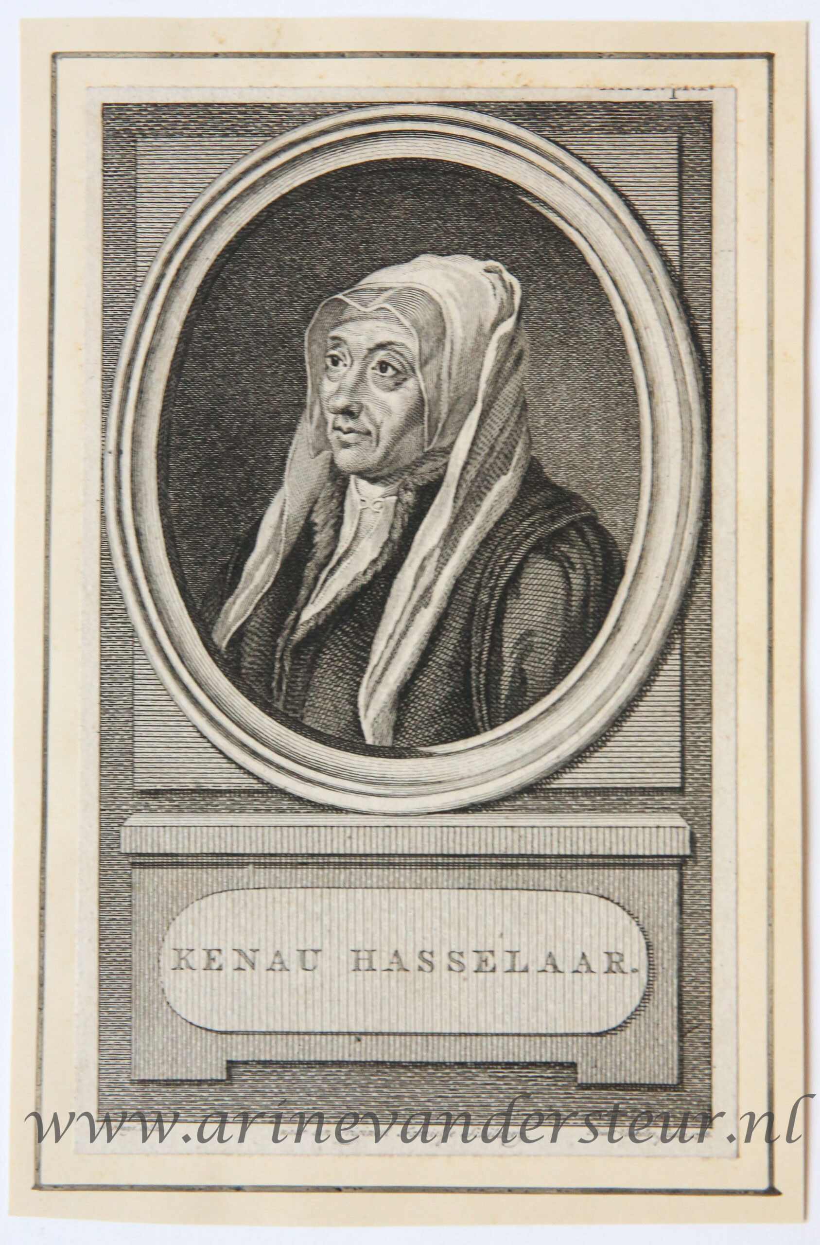 [Antique print, etching and engraving] Kenau Simons Hasselaer (portrait of), published 1788.