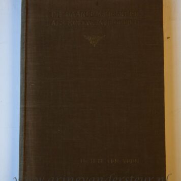 De Haarlemmermeer als kolonisatiegebied. Proeve eener sociaal-geographische monographie, Groningen Noordhoff 1925, 256 pp. Dissertatie UvA, geillustreerd met 10 deels uitslaande gekleurde kaarten.