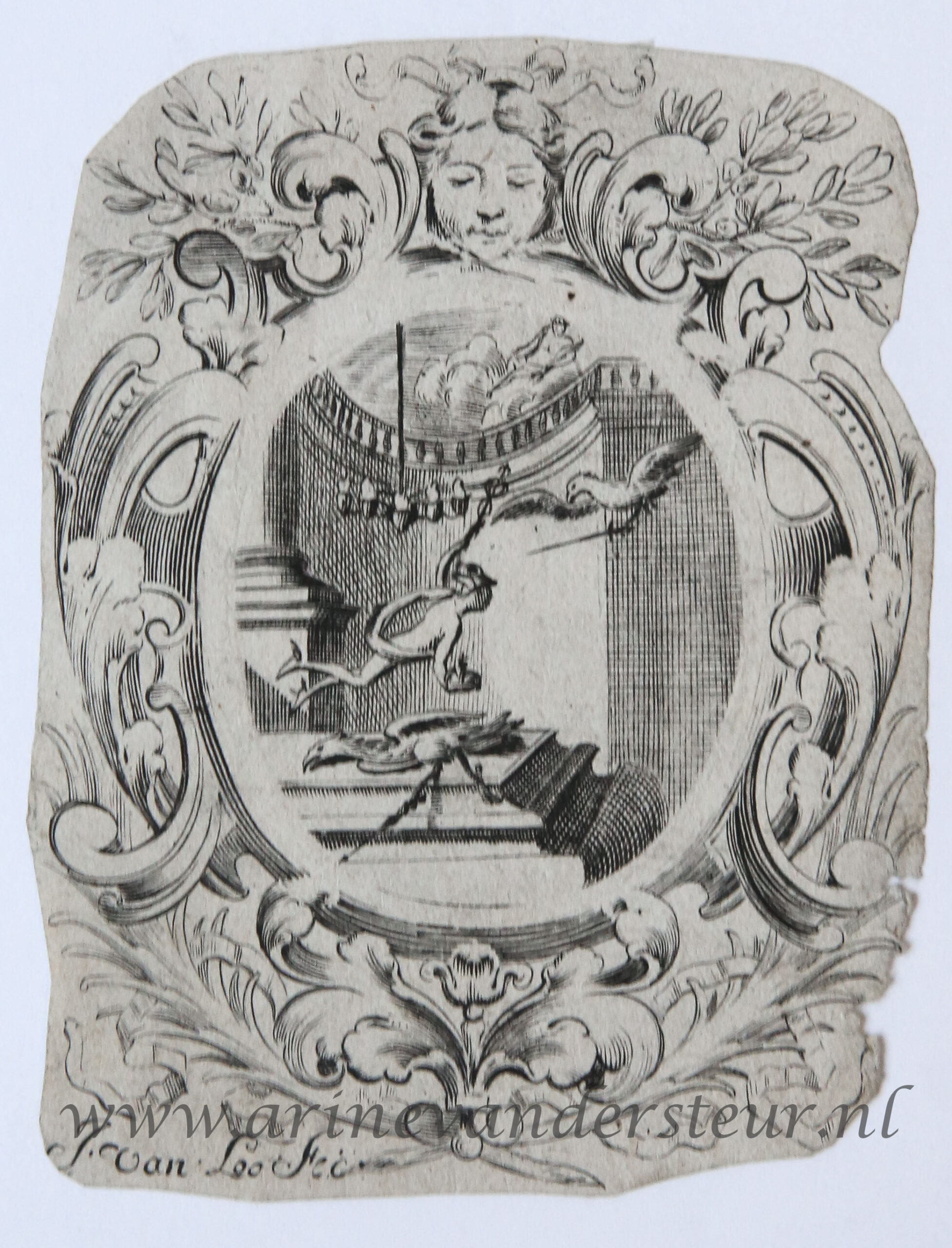 [Original etchings] Ornament prints/Decoratieve ornament prenten met vogels etc., ca 1600-1650.