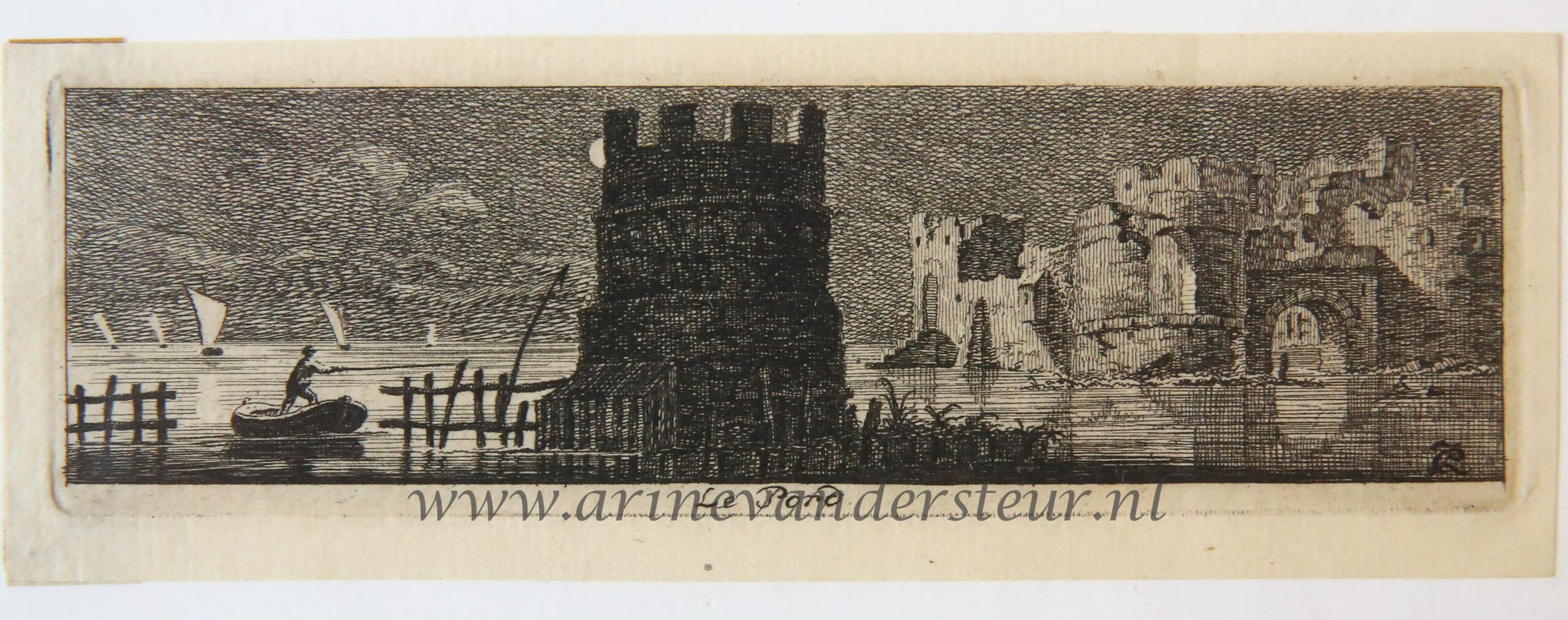 [Antique print, etching] Le Pord / De Haven, published 1766.