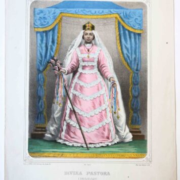 [Antique lithography] DIVINA PASTORA, ca 1860.