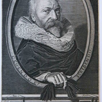 [Antique print, engraving] Portrait of Petrus (Pieter) Scriverius (1576-1660)/ Oudheidkundige en filoloog Pieter Schrijver
