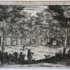 [Antique print, etching and engraving] View of the grave of Johan Maurits, Count of Nassau-Siegen, near Cleve.