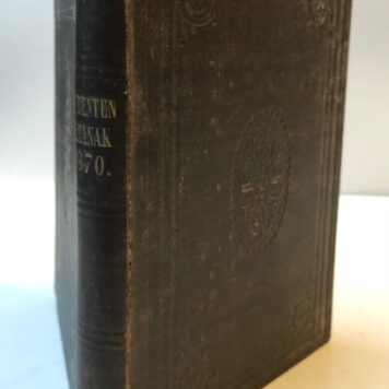 Delftsche Studenten Almanak voor 1870, Delft J. Waltman Jr. 1870, 280 pp.