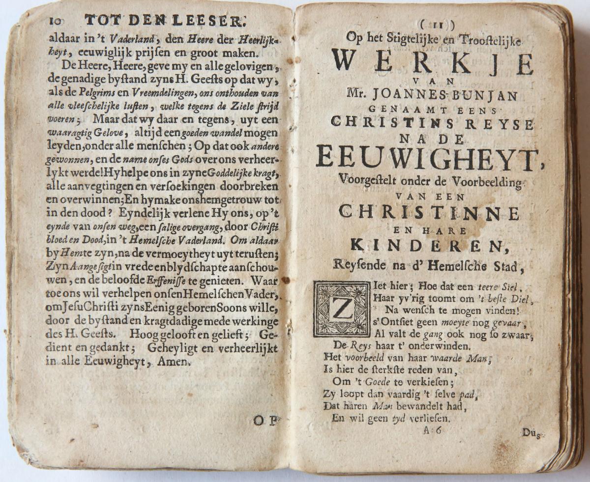 Een Christins reyse na de eeuwigheyt. (...). Vertaald uit het Engels. Amsterdam, Gijsbert de Groot Keur, 1754.