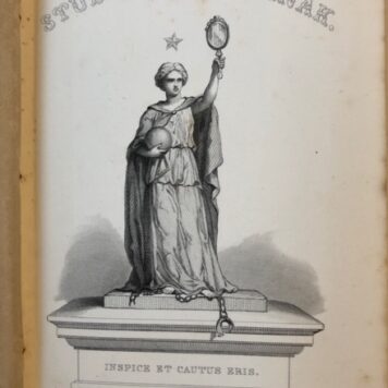 Delftsche Studenten Almanak voor 1872, Delft J. Waltman Jr. 1872, 296 pp.