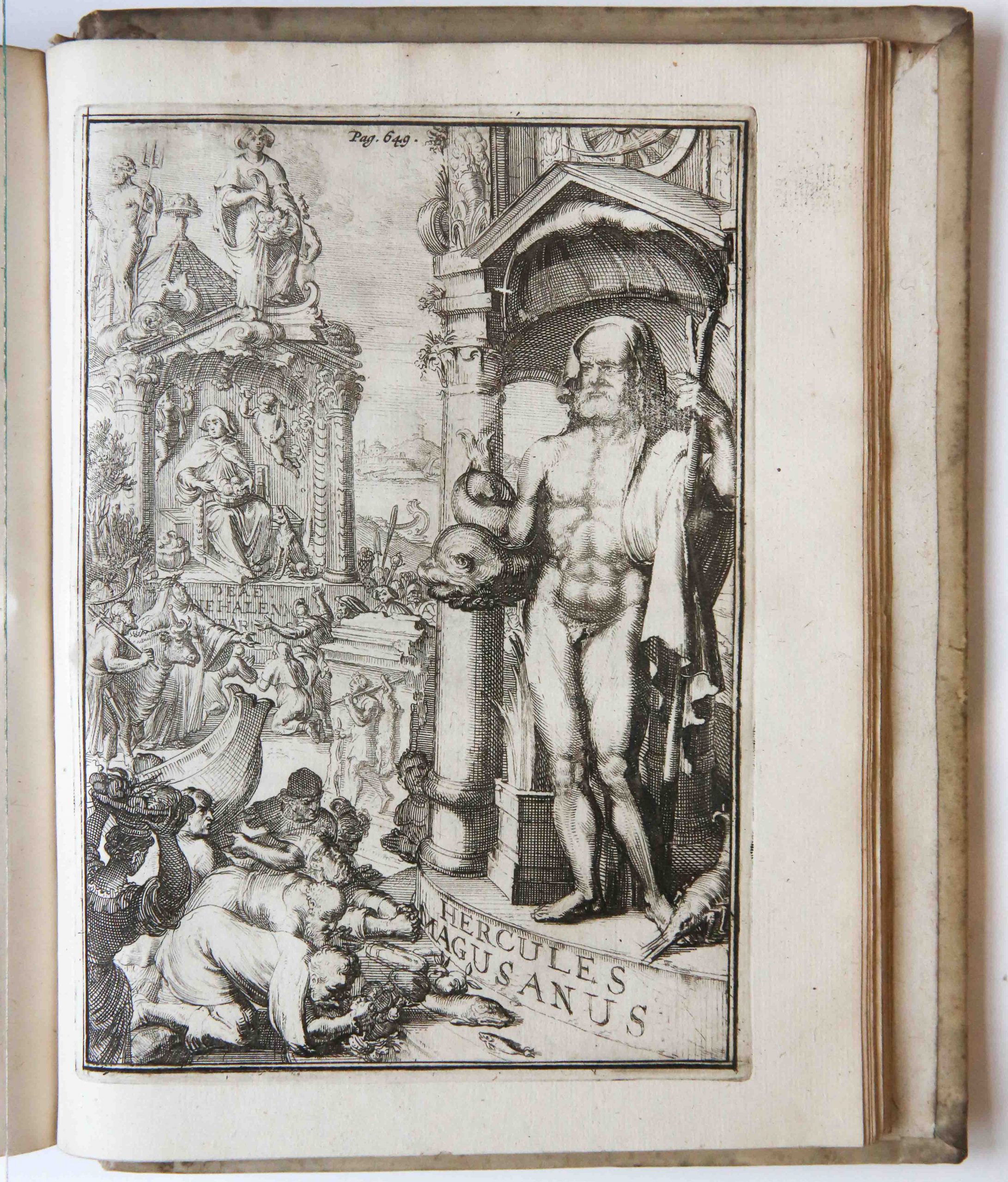 Gallaeus, Servatius; Hooghe, Romeyn de (1645-1708) - Dissertationes de Sibyllis, earumque oraculis. Amsterdam, Hendrik en wed. Dirk Boom, 1688, [40] + 658 + [26] pp.