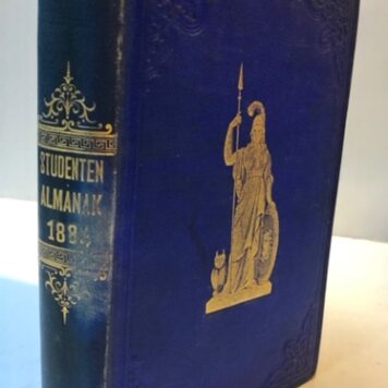 Utrechtsche Studenten Almanak 1884, Utrecht J. van Druten 1884, 407 pp.