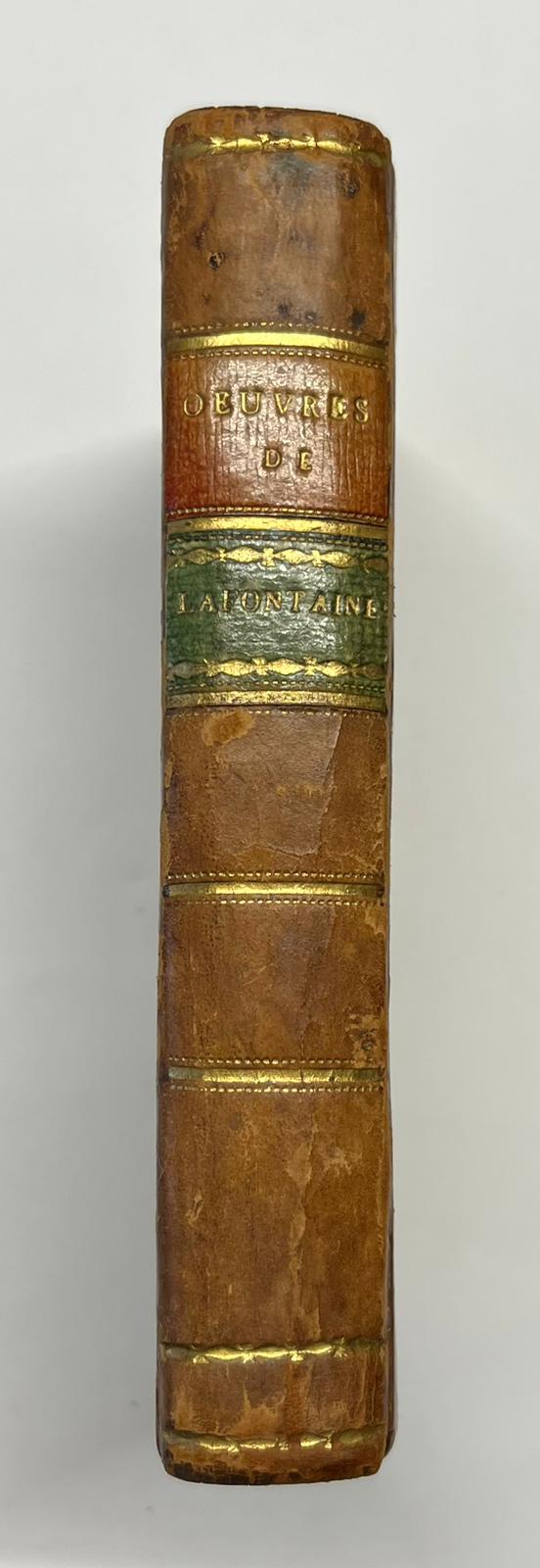 La Fontaine, 1809, French | Oeuvres de La Fontaine, Paris, Imprimerie de Mame, Frères, 1809, 412 pp.