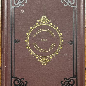 Travel description, 1875-88, Hiking | Wandelingen door Nederland, met pen en potlood, Haarlem, H.D. Tjeenk Willink, 1882, 7 volumes (complete set).