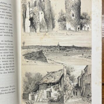 Travel description, 1875-88, Hiking | Wandelingen door Nederland, met pen en potlood, Haarlem, H.D. Tjeenk Willink, 1882, 7 volumes (complete set).