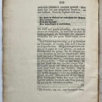 Two volumes, 1741-1743, Egmond aan Zee | Nauwkeurige Afbeelding van den Toren en Kerk te Egmond op Zee, Zoo als dezelve zig vertoonen na den Storm van den 27sten November 1741. Naar het Leven geteekend door Adriaan Spinder, Geadmitteerd Landmeeter Te Haerlem. Nevens eene korte beschryvinge van dit beroemd dorp. Haerlem, Izaäk vander Dinne, 1741, 7 pp.