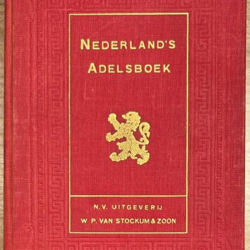 Dutch Heraldry I Nederland's Adelsboek, 1961, D-Hel, ‘s-Gravenhage, W.P. van Stockum & Zoon, good copy.