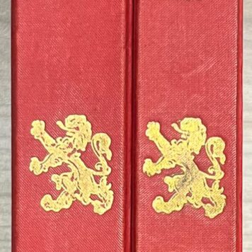 Dutch Heraldry I Nederland's Adelsboek 1933, A-F and G-K, 's-Gravenhage, W.P. van Stockum & Zoon, set of 2.