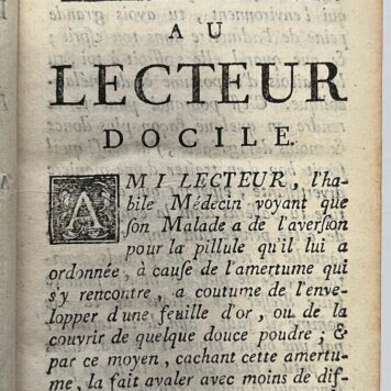 Poetry, 1762, French | Le Faut-Mourir et Les Excuses Inutiles qu'on apporte à cette necessité. A Lyon, Chez Antoine Molin, Libraire, 1762, 492 pp.