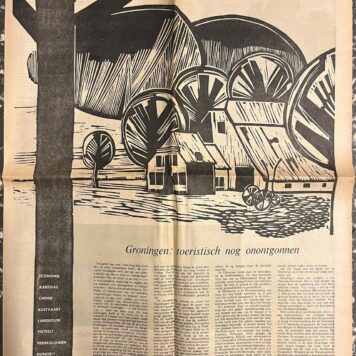 Groningen, 1964, Newspaper | Nieuwe Rotterdamsche Courant. 30-9-1964, special: Stad en Ommeland. Plano, 12 pag., gedrukt.