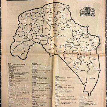 Groningen, 1964, Newspaper | Nieuwe Rotterdamsche Courant. 30-9-1964, special: Stad en Ommeland. Plano, 12 pag., gedrukt.