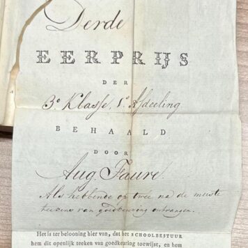 Prize Binding, 1823, Education | Nouveaux Contes Moraux, pour servir a l'instruction et a lámusement de l'enfance. Paris, Alex. Eymery, Libr., 1823, 407 pp.