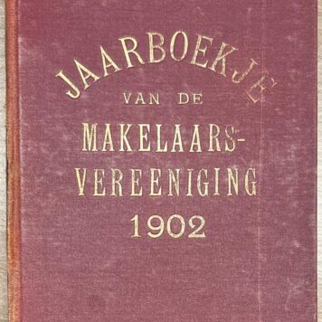 Real Estate Association, 1902, Amsterdam | Jaarboekje van de Makelaarsvereeniging 1902. Amsterdam, Blikman en Sartorius, s.p.