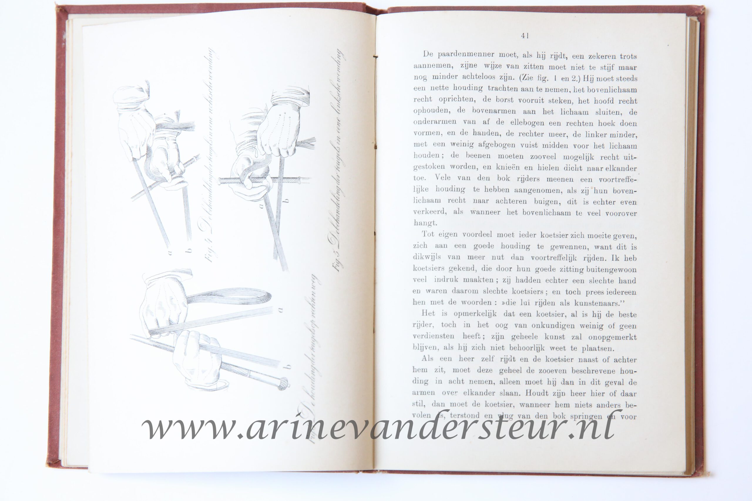 [Antique book, coach men, driver instructions] Het van den bok rijden. Grondig onderricht voor koetsiers en houders van equipage. Zwolle, v. Hoogstraten & Gorter, 1873.