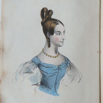 Le lavater des dames, avec 30 figures coloriees. Paris, 1836, 76 pp. FIRST EDITION with 30 handcoloured engravings.