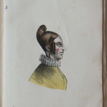 Le lavater des dames, avec 30 figures coloriees. Paris, 1836, 76 pp. FIRST EDITION with 30 handcoloured engravings.